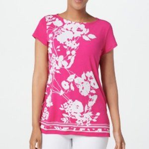 Susan Graver Printed Liquid Knit Tunic 9775